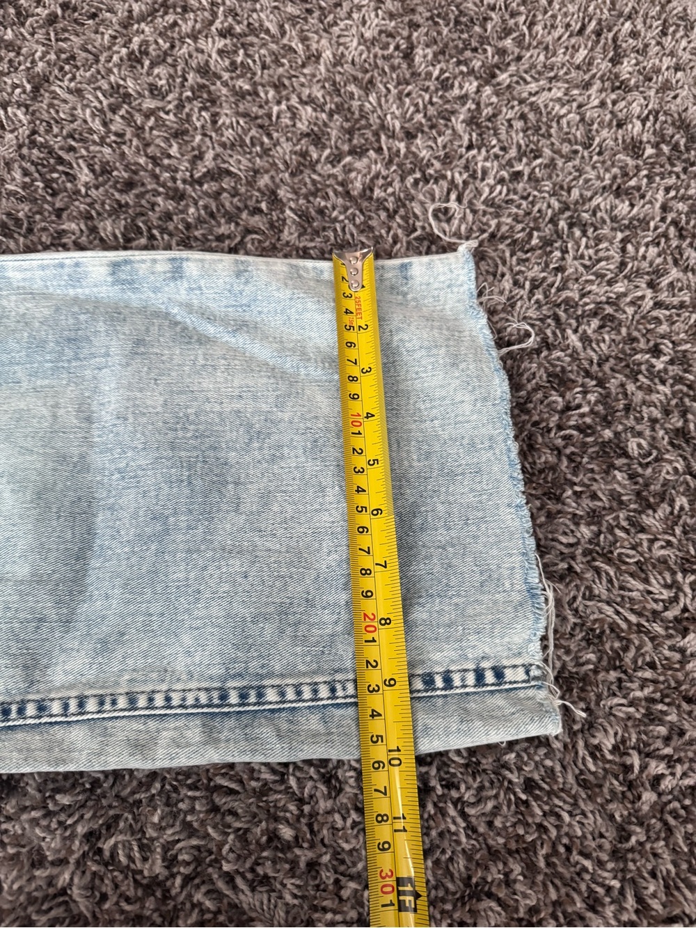 Rag & Bone Andi High-Rise Ankle Wide Leg Cecilia Light Blue Jeans 24 - Picture 12 of 14